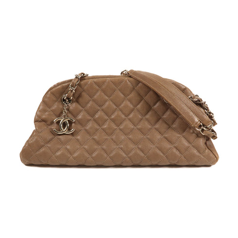 CHANEL CC SHW Chain Shoulder Bag Calfskin Leather v4