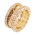BVLGARI B.Zero1 Rock Diamond Ring US#4.5 Bvlgari#49 18K Yellow Gold