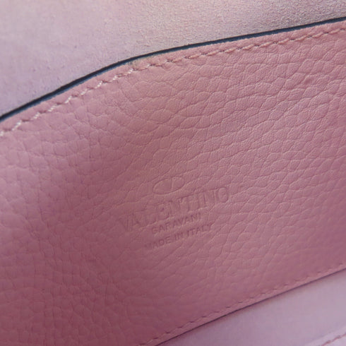 Valentino GHW Rockstud Shoulder Bag Crossbody Calfskin Leather QW1B0181 Pink