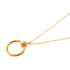 CARTIER Diamond Juste Un Clou Necklace 18K Yellow Gold