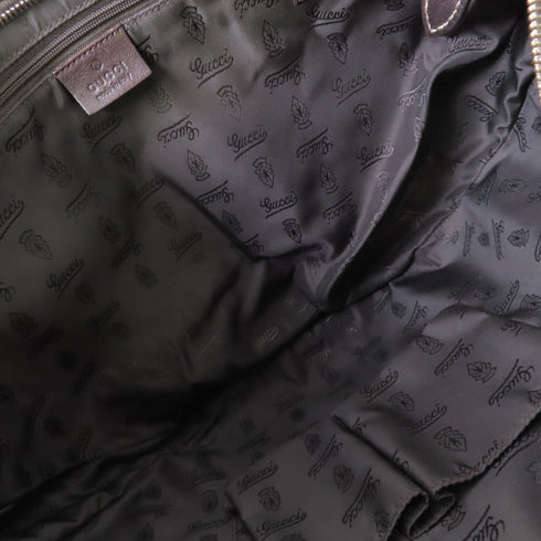 GUCCI GG GHW Duchessa Shoulder Bag Coated Canvas 181492 Brown