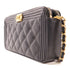 CHANEL CC GHW Boy WOC Wallet On Chain Shoulder Bag Calfskin Leather Black