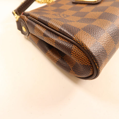 LOUIS VUITTON LV GHW Eva 2 Way Shoulder Bag N55213 Damier Brown v2