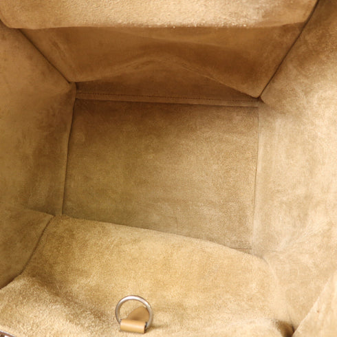 CELINE SHW 2 Way Shoulder Handbag 183313A 4U Calfskin Leather Brown