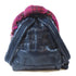 CHANEL CC SHW Backpack Rucksack Nylon Tweed Navy Blue Pink