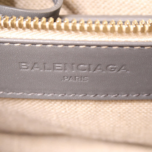 BALENCIAGA Padlock Nude Mini 2 Way Shoulder Bag Wool/Leather