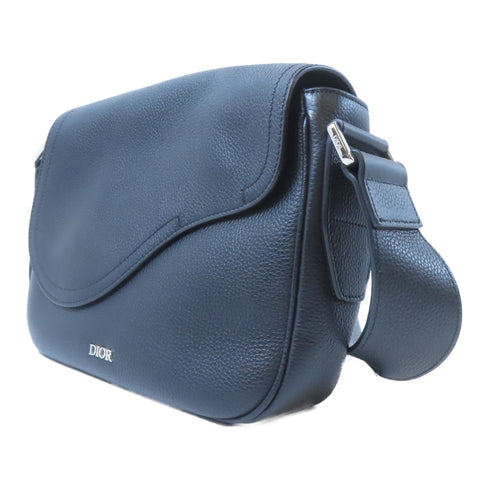 Christian Dior CD SHW Saddle Mini Shoulder Bag 1ADME130YMJ Calfksin Black