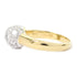 Fine Jewelry 0.60ct Diamond 4.3g Ring 18K Yellow Gold US#4.25