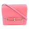 HERMES PHW Mini Roulis Shoulder Bag Evercolor Leather Rose Azalee Pink