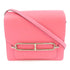 HERMES PHW Mini Roulis Shoulder Bag Evercolor Leather Rose Azalee Pink