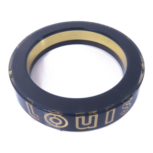 LOUIS VUITTON LV Bracelet Accessories GA0142 PVC Black Gold