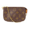 LOUIS VUITTON LV GHW Mini Pochette Accessoires Handbag M58009 Monogram Brown v2