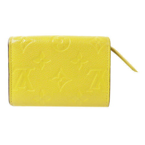 LOUIS VUITTON LV GHW Rosalie Coin Purse M81444 Leather Yellow
