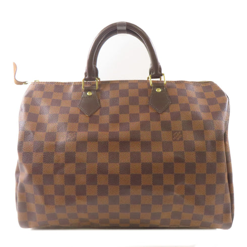 LOUIS VUITTON LV GHW Speedy 35 Handbag N41523 Damier Brown
