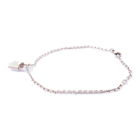 LOUIS VUITTON LV Lockit Bracelet 925 Sterling Silver