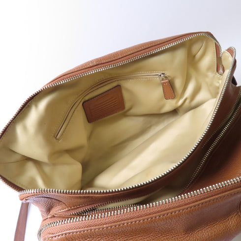 COACH SHW Shoulder Bag Handbag 2Way Calfskin Leather F31324 Brown