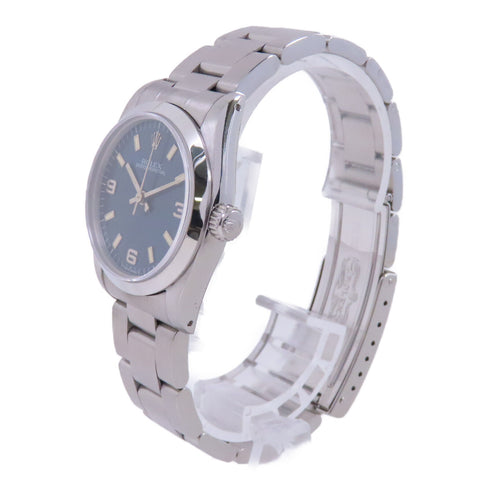 ROLEX Oyster Perpetual Automatic Watch 67480 Stainless Steel Blue
