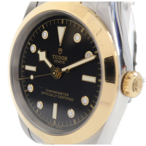 TUDOR Black Bay Automatic Watch M79663-0006 18K YG/Stainless Steel Black