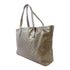 GUCCI GG Tote Bag Shoulder Bag 211137 PVC Coated Canvas Bronze