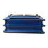 HERMES GHW Mini Roulis Shoulder Bag Evercolor Leather Blue