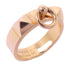 HERMES CDC Ring Collier De Chien 18K Pink Gold Hermes#50 US#5.25