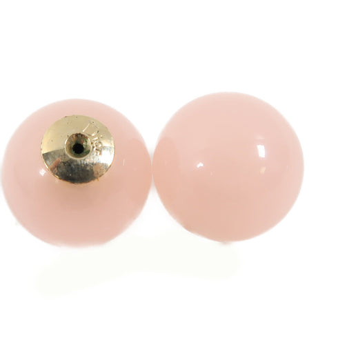 Christian Dior CD Earrings Metal/PVC Pink/Gold