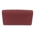 CHANEL Quilted CC SHW Long Wallet Calfskin Leather Red