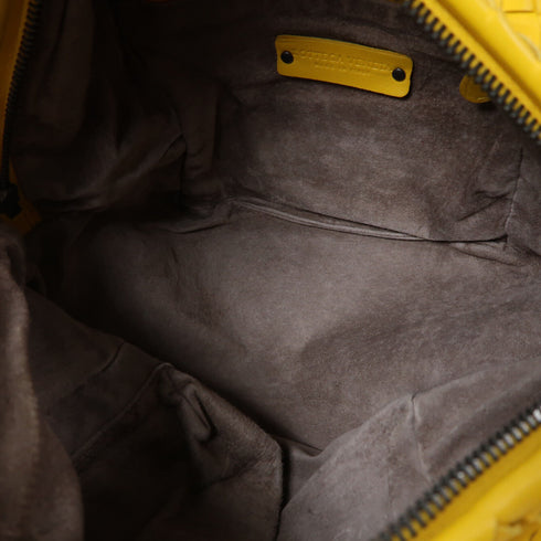 BOTTEGA VENETA BV Shoulder Bag Lambskin Leather Yellow