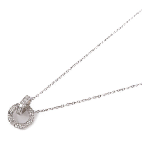 CARTIER Love Diamond Necklace 18K White Gold