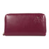 CHANEL CC SHW Zipper Long Wallet Calfskin Leather Purple