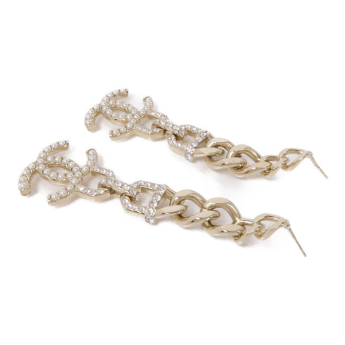 CHANEL CC Earrings Metal