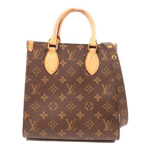 LOUIS VUITTON LV GHW Sac Plat BB 2 Way Shoulder Bag M46265 Monogram Brown