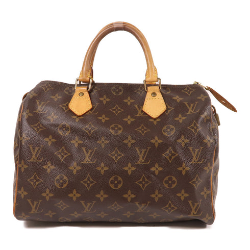 LOUIS VUITTON LV GHW Speedy 30 Hand Bag Monogram Brown