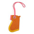 HERMES PHW Charm Epsom Leather 37 Gold Yellow Pink