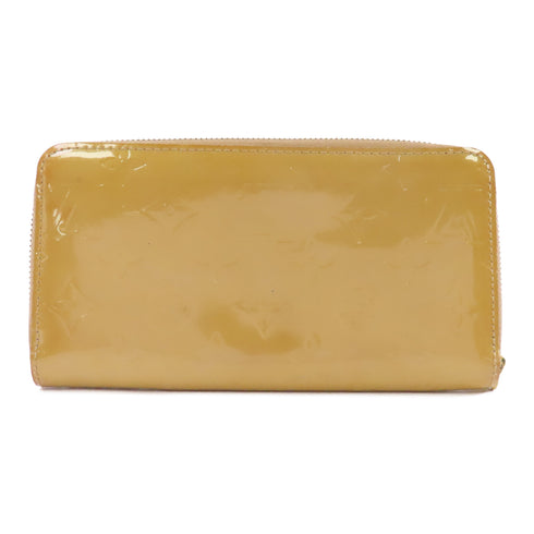LOUIS VUITTON LV GHW Zipped Long Wallet M91761 Vernis Beige