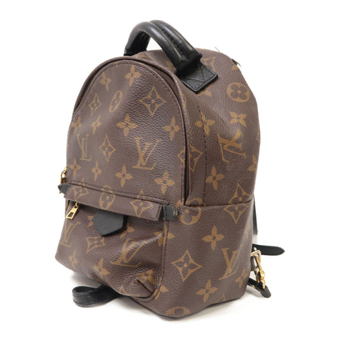 LOUIS VUITTON LV GHW Palm Springs Mini Rucksack Backpack M41562 Monogram Brown v1