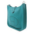HERMES PHW Evelyne TPM Shoulder Bag Clemence Leather Green