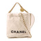 CHANEL CC GHW C22 Mini Chain Shoulder Bag 141323 Lambskin Leather White