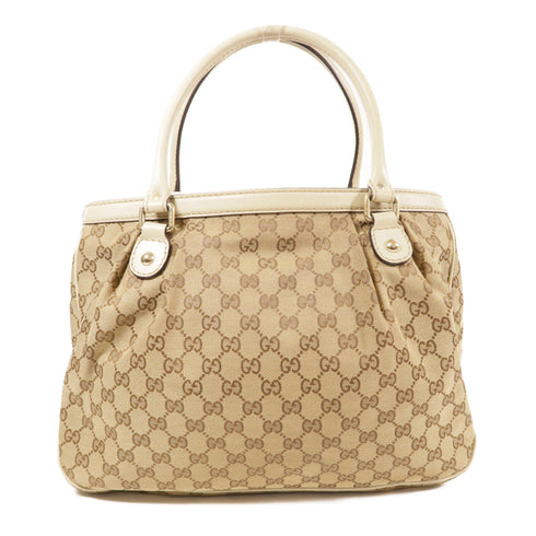GUCCI GG SHW Tote Bag 296835 Canvas Brown