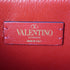 Valentino GHW 2 Way Shoulder Bag Handbag Calfskin Leather Red