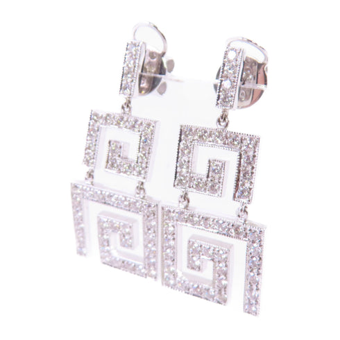 FINE JEWELRY 0.47ct Diamond Earrings 18K White Gold