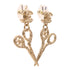 CHANEL CC Earrings Metal Gold v3