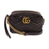 GUCCI GG Marmont Shoulder Bag Crossbody Calfskin Leather 448065 Black