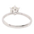 JEWELRY 1.0ct Diamond Ring 18K White Gold US#8.5