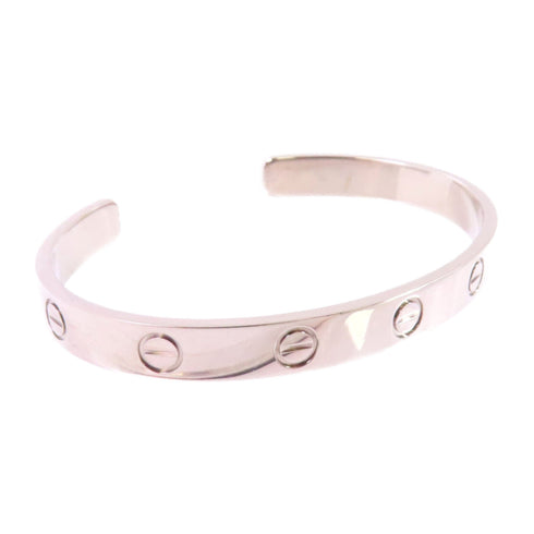 CARTIER Love Bracelet Bangle CARTIER#16 B6032517 18K White Gold