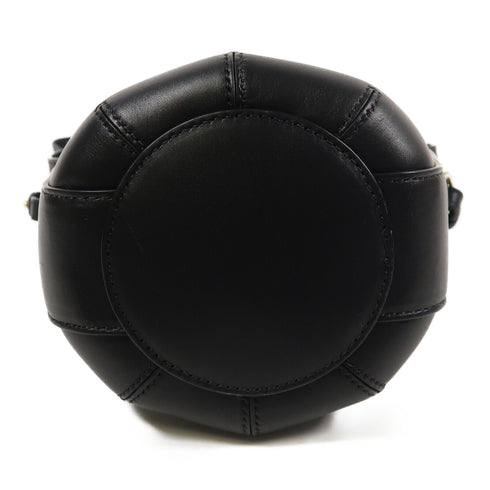 Chloe SHW Sense Shoulder Bag Calfskin Leather Black