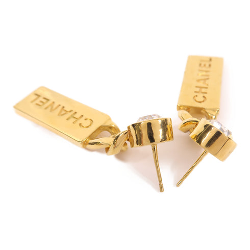 CHANEL CC Earrings AB5715 Metal Gold