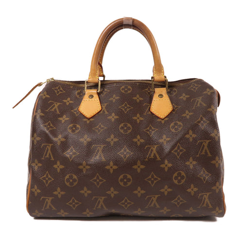 LOUIS VUITTON LV GHW Speedy 30 Hand Bag Monogram Brown