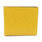 FENDI FF Short Wallet Small Wallet Calfskin Leather Yellow Black