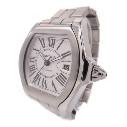 CARTIER Roadster Automatic Watch 80005 Stainless Steel Silver Color